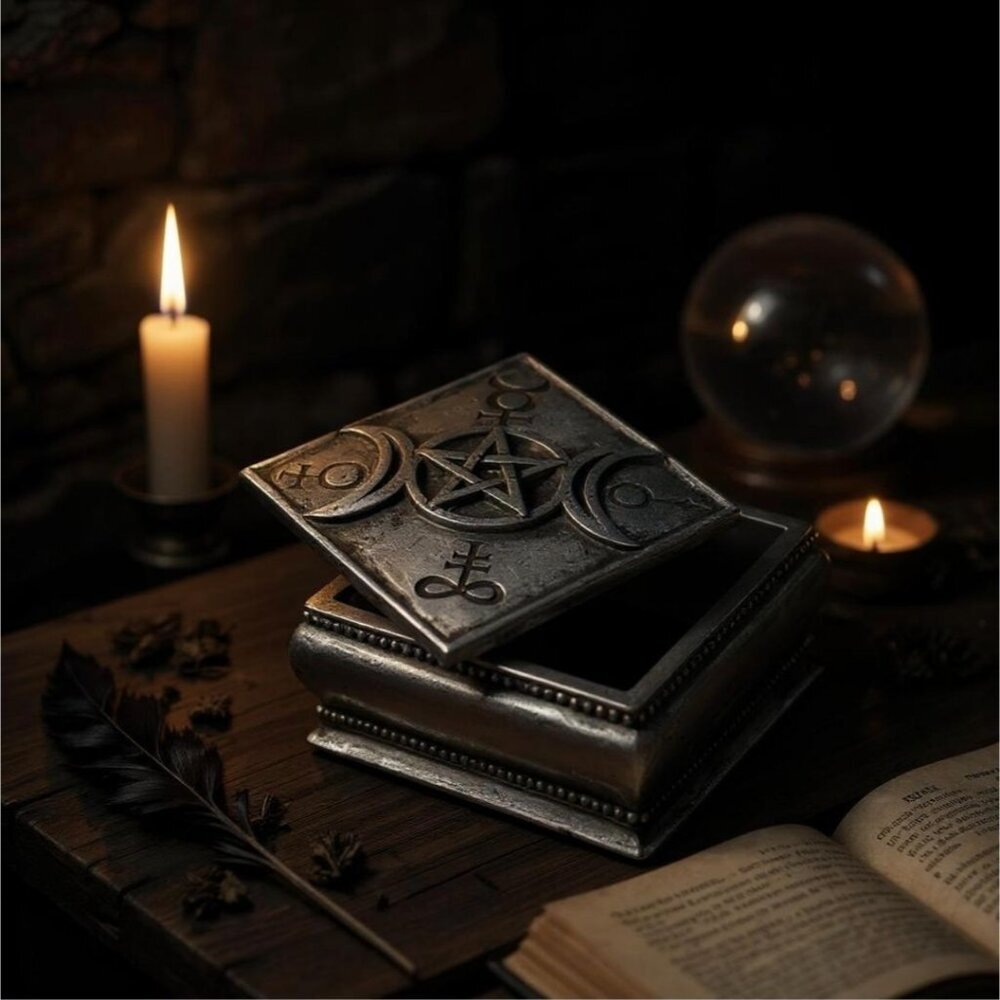 The Vault ✦ Pentagramatron Trinket Dish ✦ Alchemy-Inspired Ritual Bowl Occult
